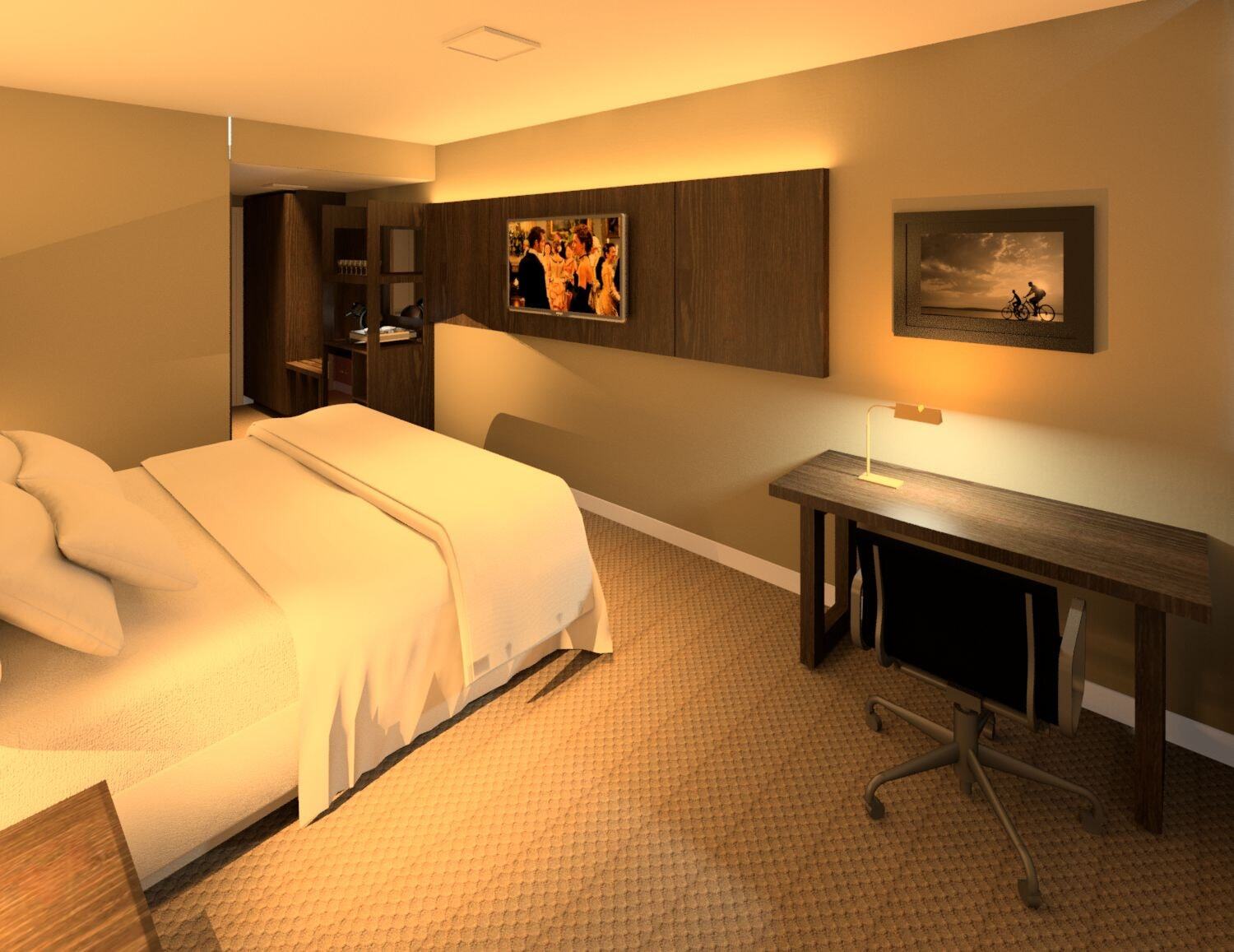 Transamerica Collection 戈亚尼亚 外观 照片 A bedroom designed with the help of a computer.